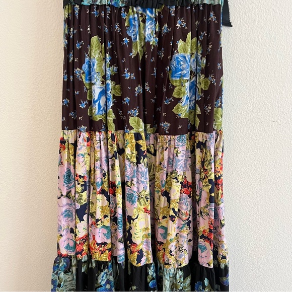 Free People Bluebell Maxi Dress Size Small. Adjustable Bow Tie Straps - Picture 9 of 13
